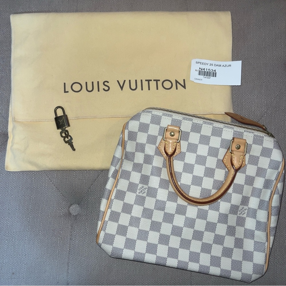Louis Vuitton Damier Azur Speedy 25